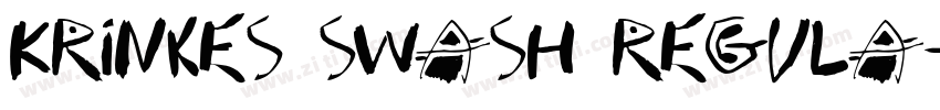 Krinkes Swash Regula字体转换